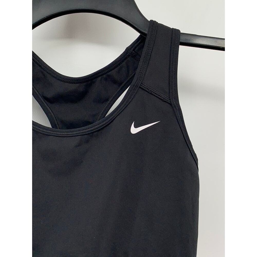 NIKE Women's Black Swoosh Racerback Sports Bra SZ S - Picture 4 of 8